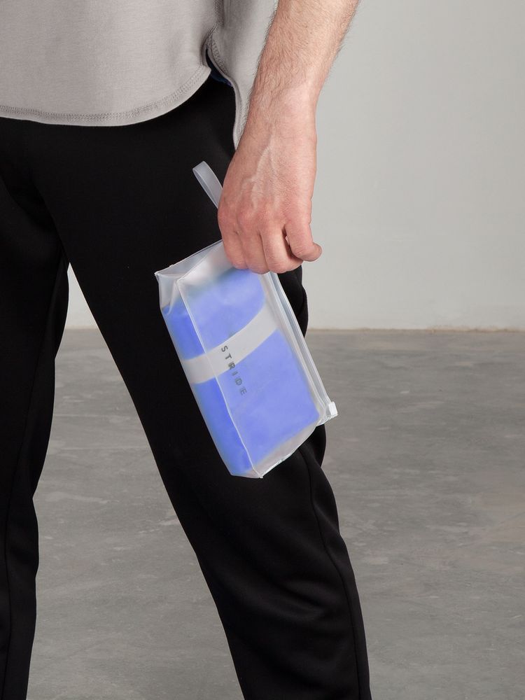 Спортивное полотенце Vigo Small, синее / Миниатюра модельного (1000)