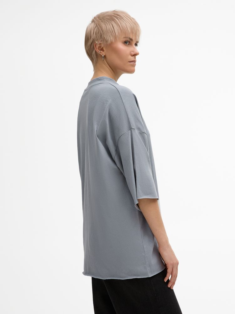 Футболка унисекс T1, серая / Миниатюра модельного (1000)