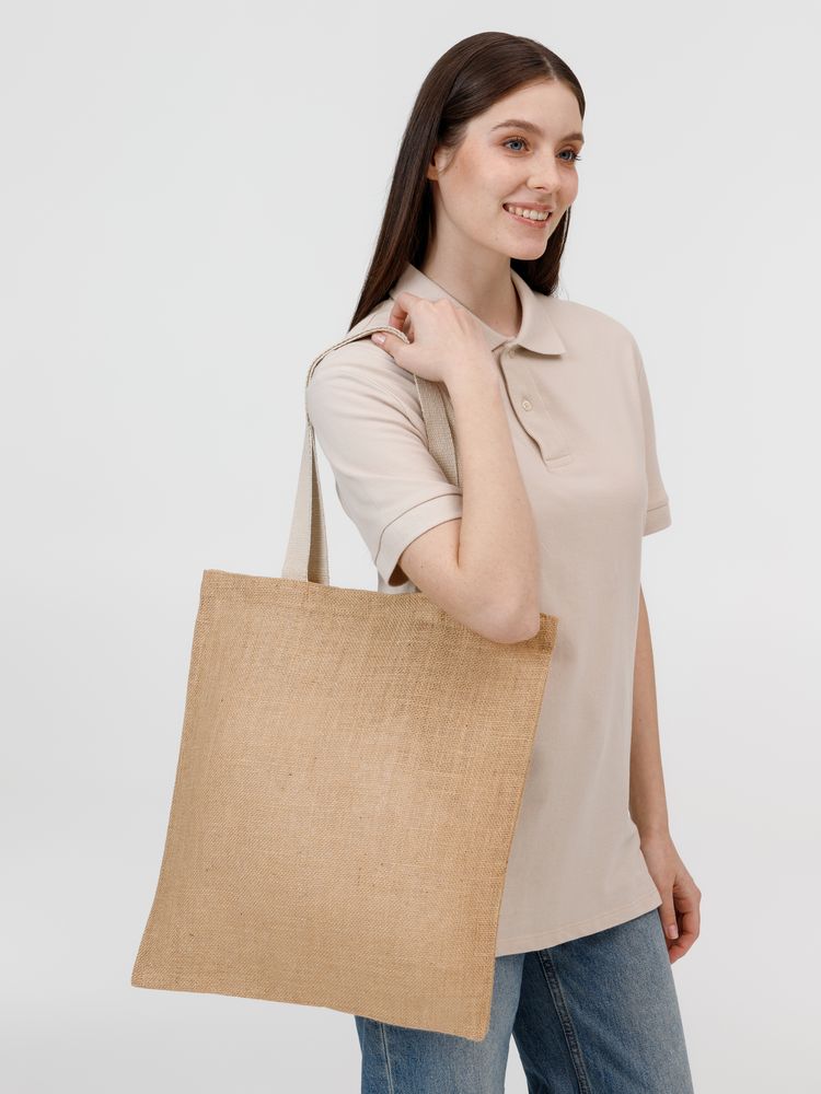 Холщовая сумка на плечо Juhu, неокрашенная / Миниатюра модельного (1000)