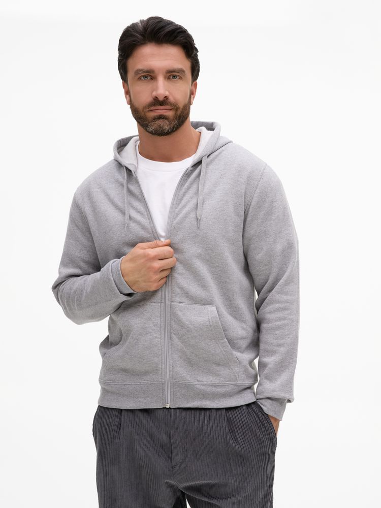 Толстовка унисекс Stone, серый меланж / Миниатюра модельного (1000)