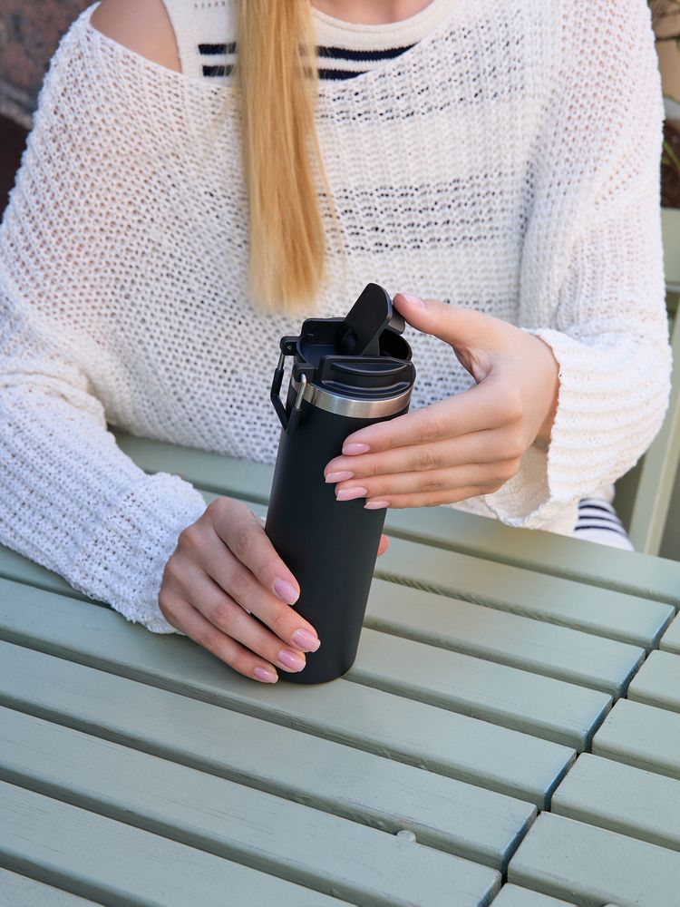 Термостакан Ringo Stark, черный / Миниатюра имиджевого (1000)