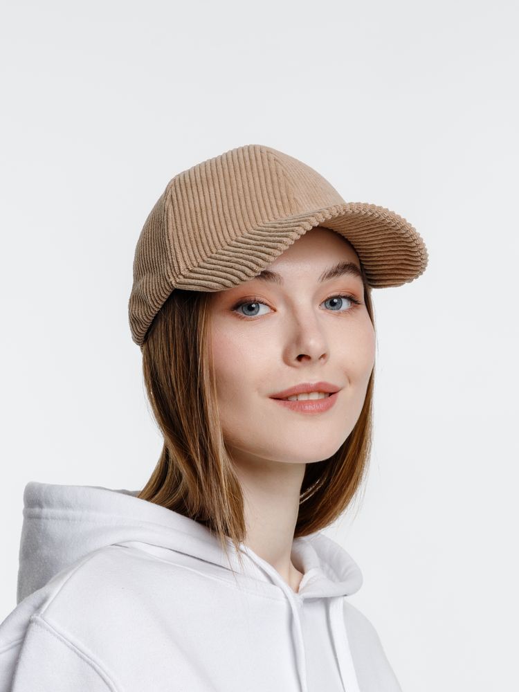 Бейсболка Soft Core, бежевая / Миниатюра модельного (1000)