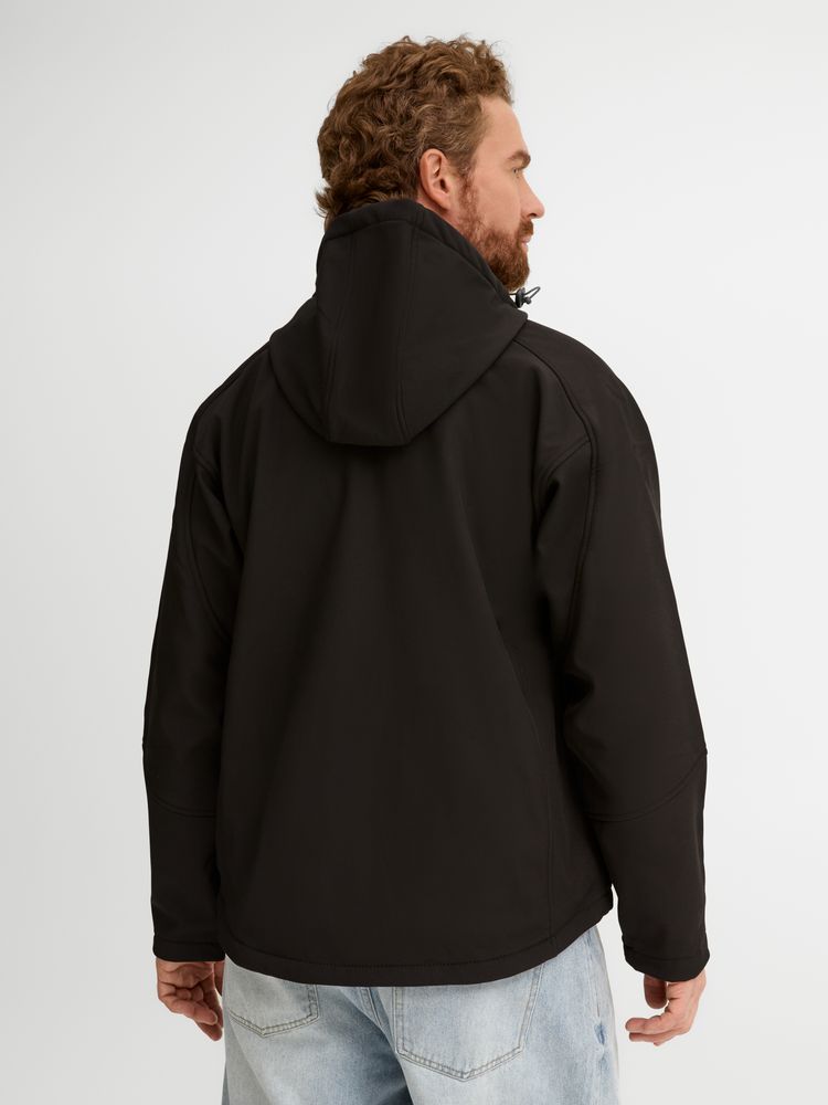 Куртка мужская с капюшоном Replay Men 340, черная / Миниатюра модельного (1000)