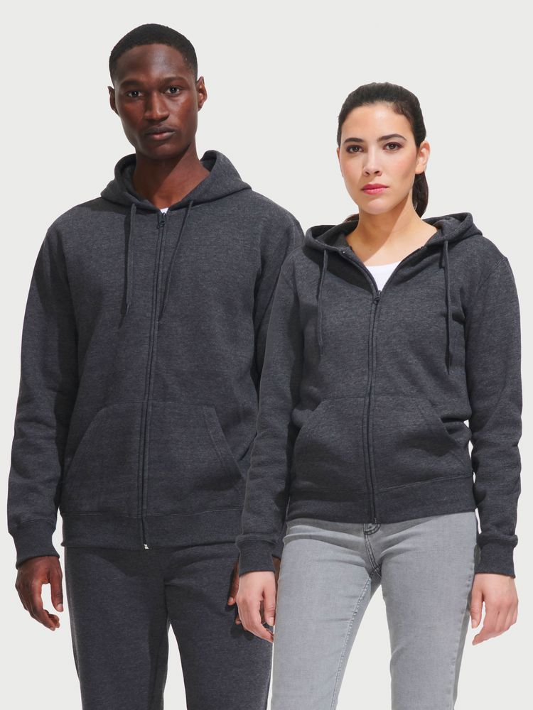 Толстовка мужская на молнии с капюшоном Seven Men, темно-синяя / Миниатюра имиджевого (1000)