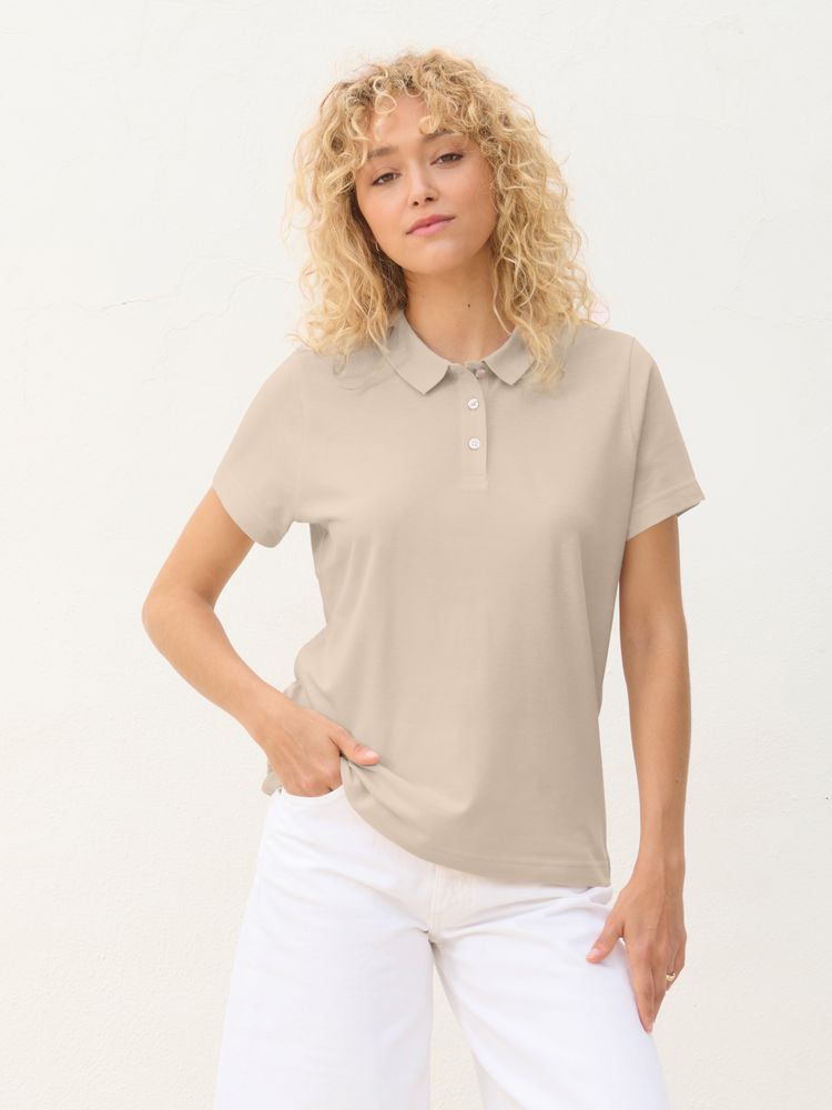 Рубашка поло женская Pulse Women, темно-зеленая / Миниатюра модельного (1000)