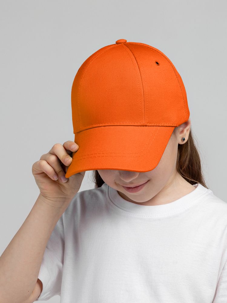 Бейсболка детская Capture Kids, оранжевая / Миниатюра модельного (1000)