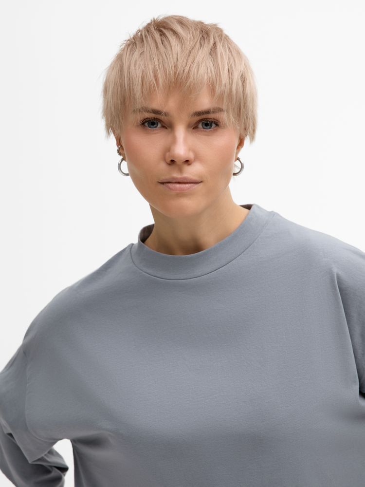 Футболка унисекс T1, серая / Миниатюра модельного (1000)