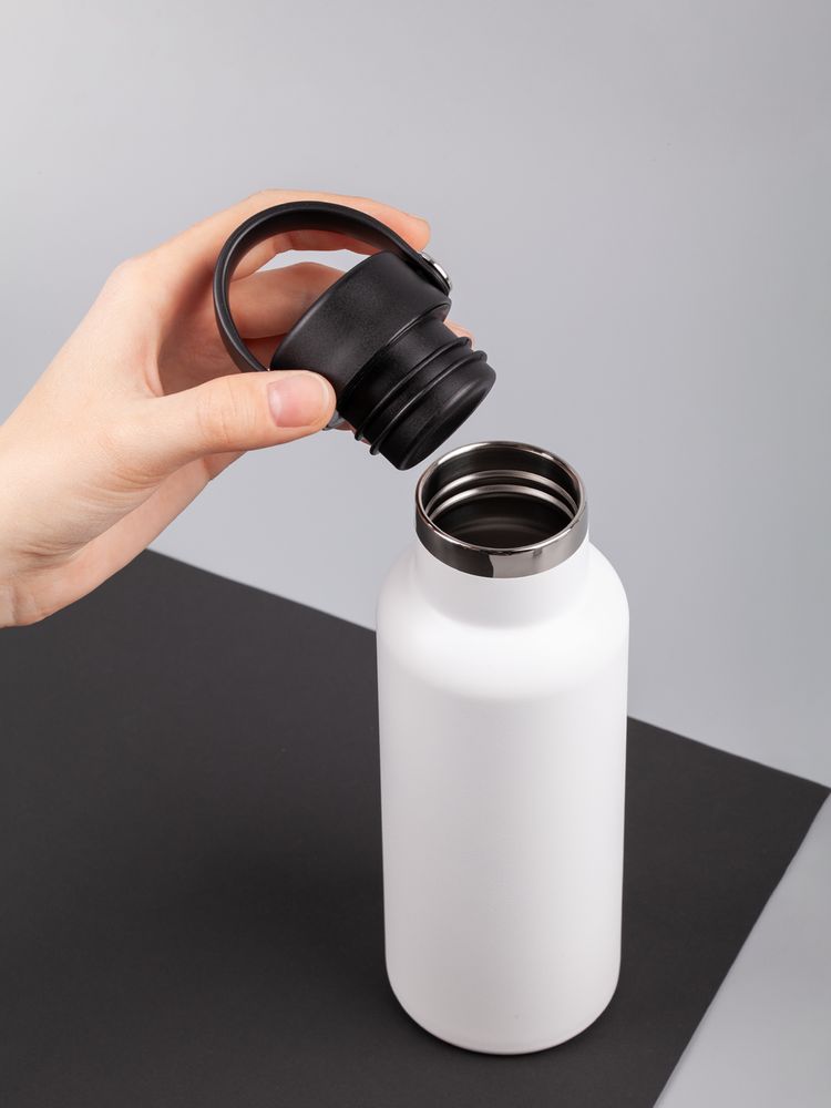 Термобутылка Bidon, белая / Миниатюра имиджевого (1000)