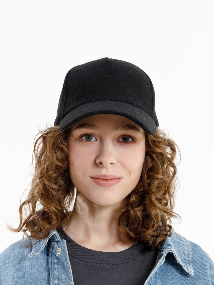 Бейсболка Woolridge, черная / Миниатюра модельного (1000)