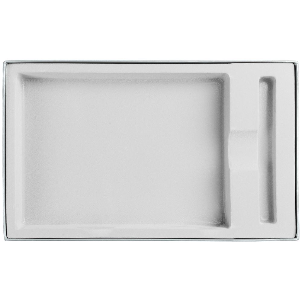 Коробка Horizon с ложементом под ежедневник и ручку, серая / Миниатюра WWW (1000)