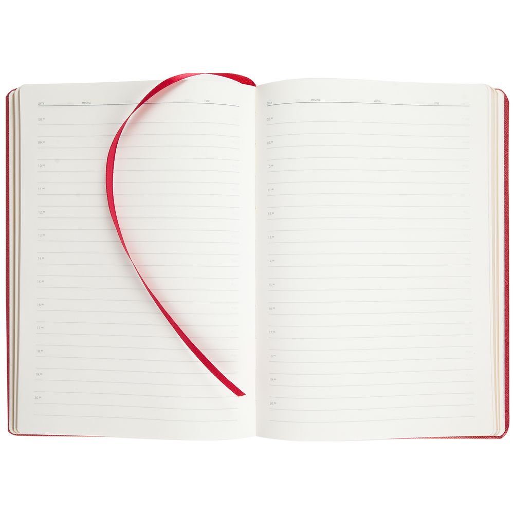 Ежедневник Saffian, недатированный, красный / Миниатюра WWW (1000)