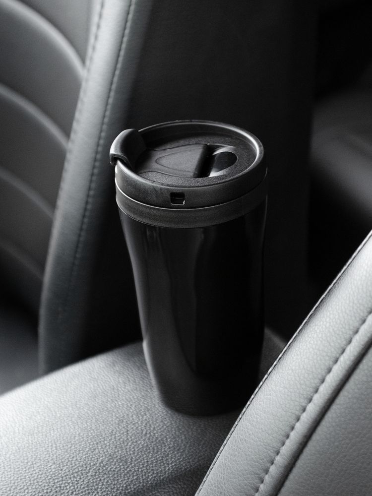 Термостакан Sagga, черный / Миниатюра WWW (1000)