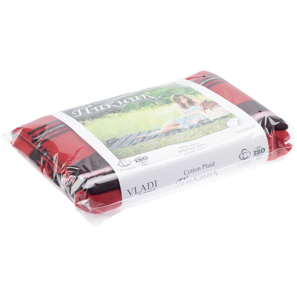 Плед London, красно-черный / Миниатюра WWW (1000)