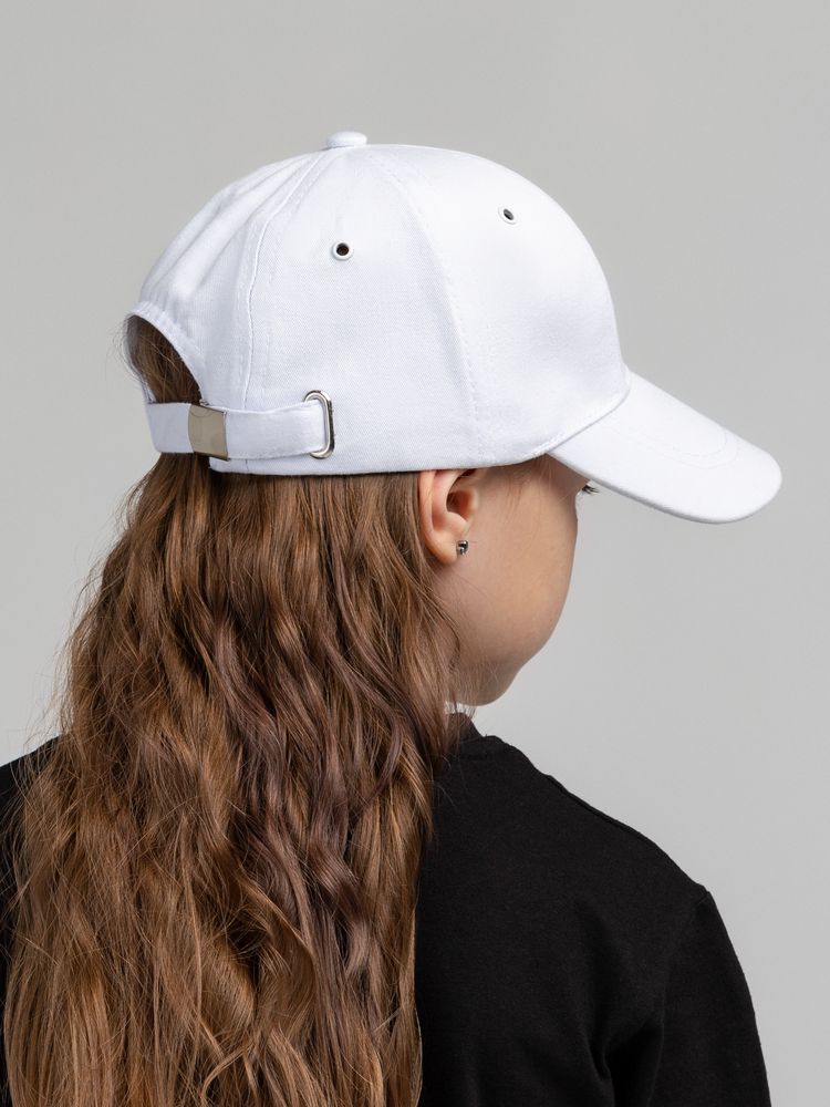 Бейсболка детская Capture Kids, белая / Миниатюра WWW (1000)