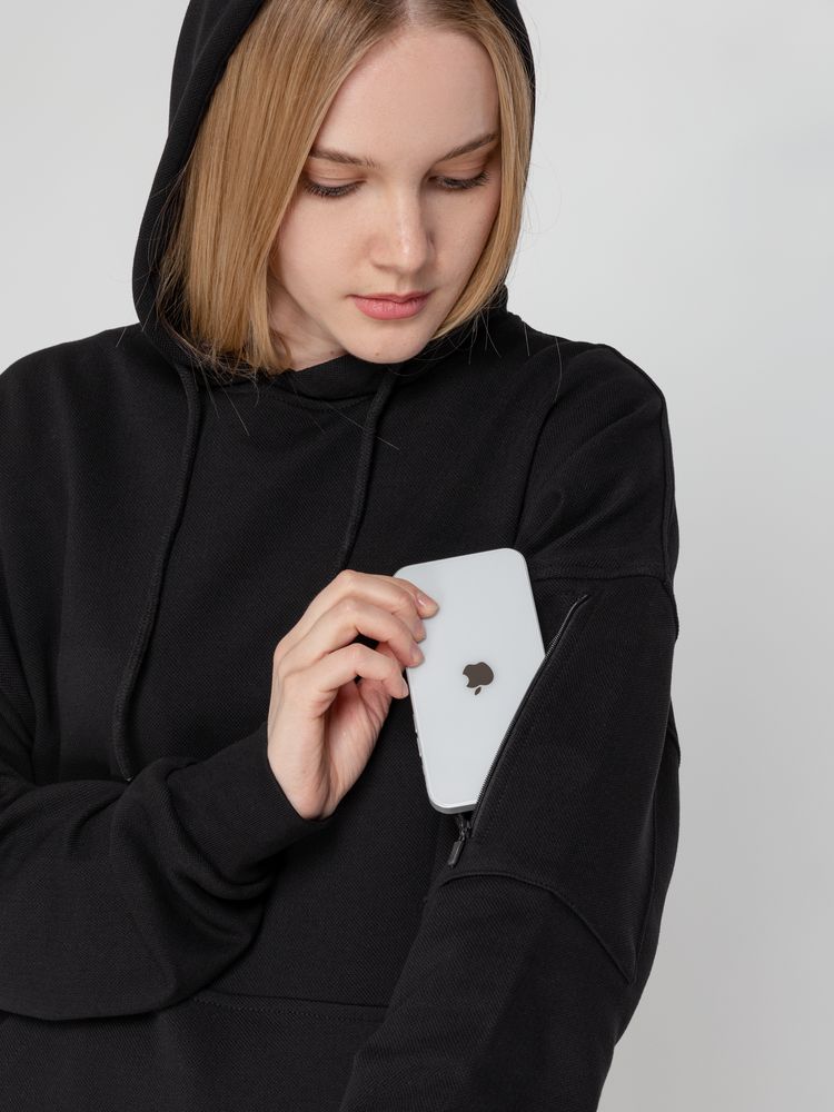 Худи унисекс Hand Some, черное / Миниатюра WWW (1000)