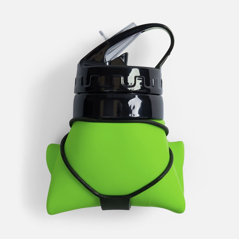 Складная бутылка для воды Langfossen, зеленое яблоко / Миниатюра WWW (1000)