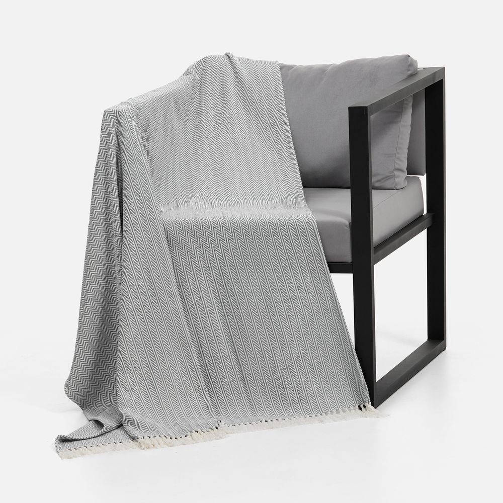 Плед Landour, серый / Миниатюра WWW (1000)