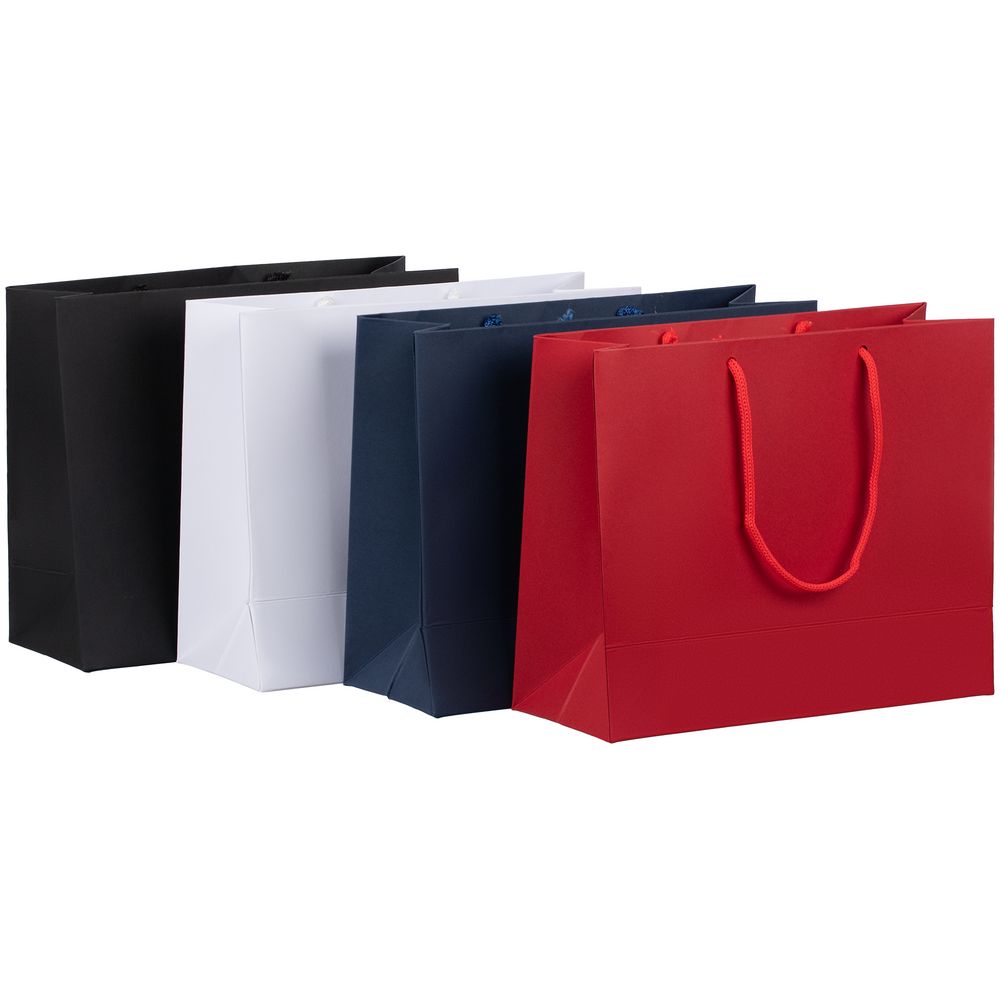 Пакет бумажный Ample Plus S, черный / Миниатюра WWW (1000)