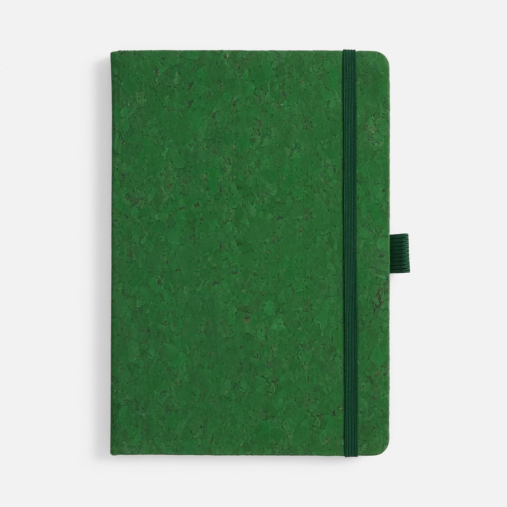 Блокнот Cork County, зеленый / Миниатюра WWW (1000)