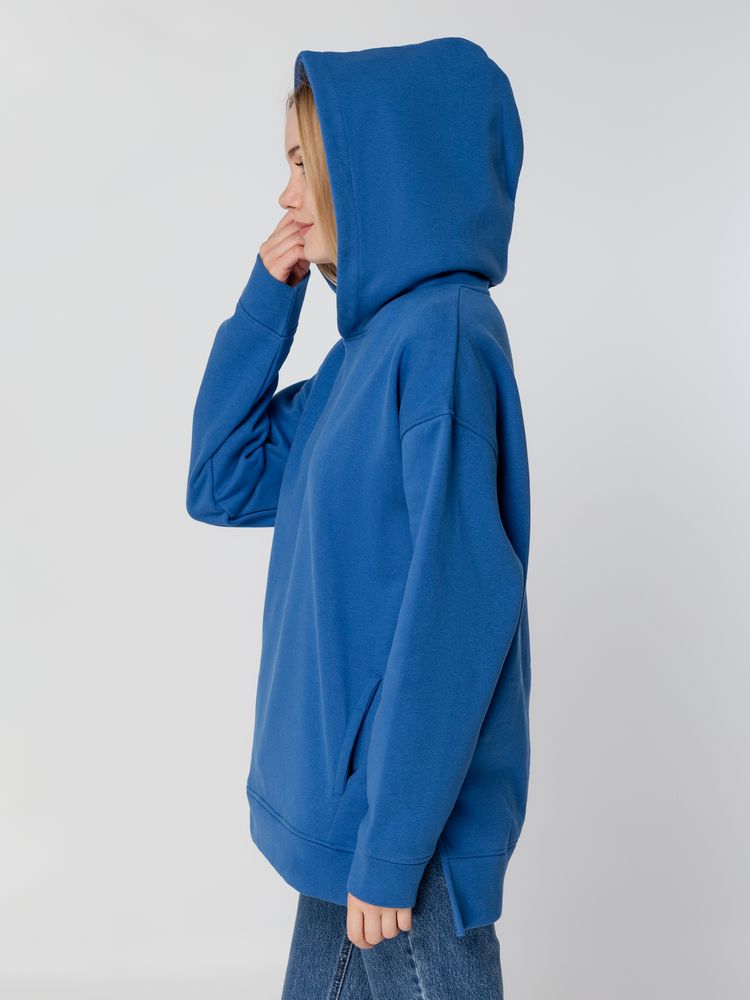 Худи оверсайз унисекс Tolla, синее (джинс) / Миниатюра WWW (1000)