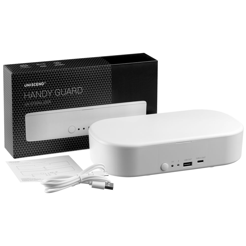 Стерилизатор c беспроводной зарядкой Handy Guard, белый / Миниатюра WWW (1000)