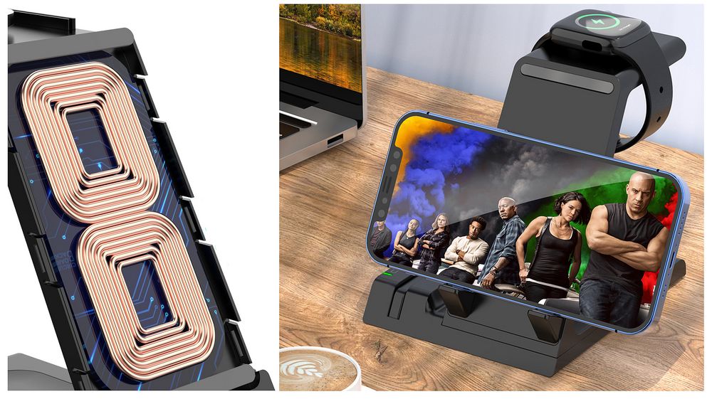 Зарядная станция Tres, черная / Миниатюра WWW (1000)