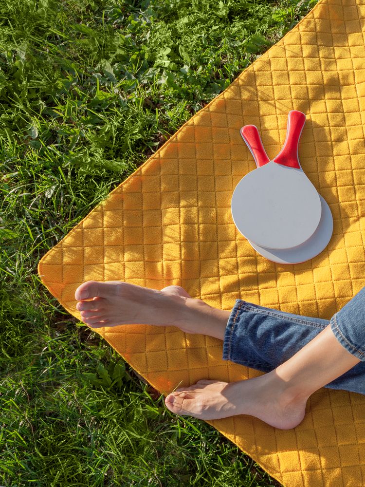 Плед для пикника Soft & Dry 2, желтый / Миниатюра WWW (1000)