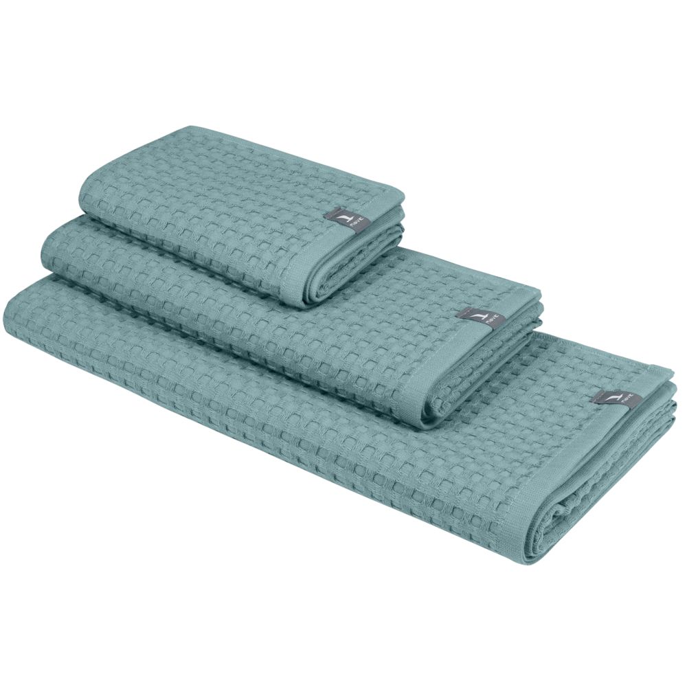 Полотенце вафельное Piquee, среднее, голубое / Миниатюра WWW (1000)