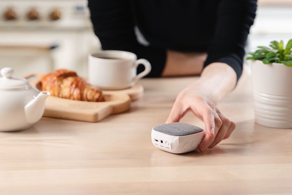 Беспроводная колонка Chubby, синяя / Миниатюра WWW (1000)