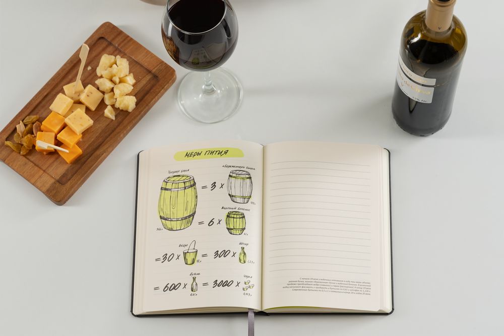 Ежедневник «Культура пития», серый / Миниатюра WWW (1000)