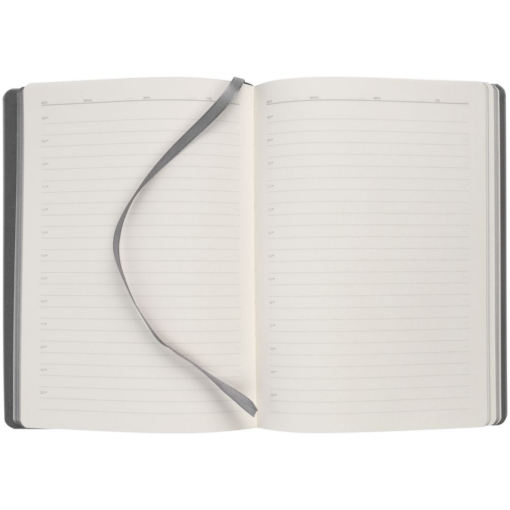 Ежедневник Shall, недатированный, серый / Миниатюра WWW (1000)