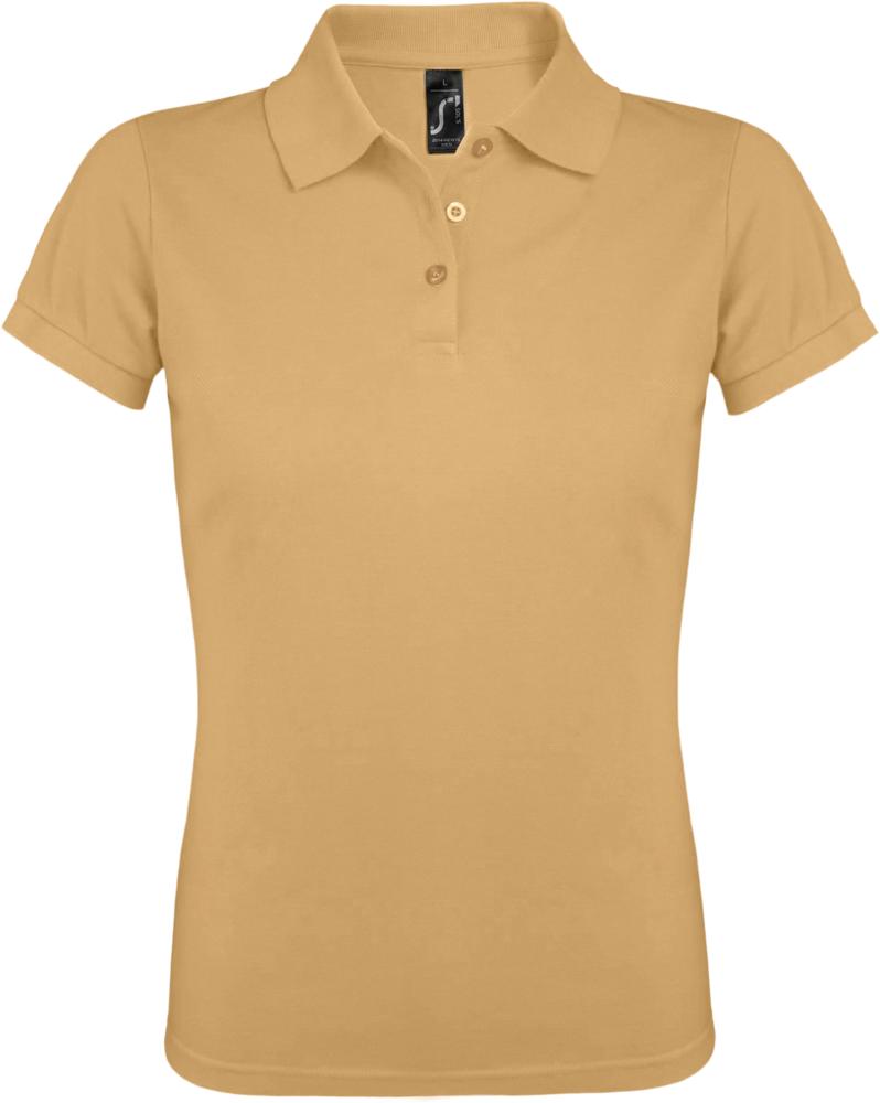 Рубашка поло женская Prime Women 200 бежевая / Миниатюра WWW (1000)