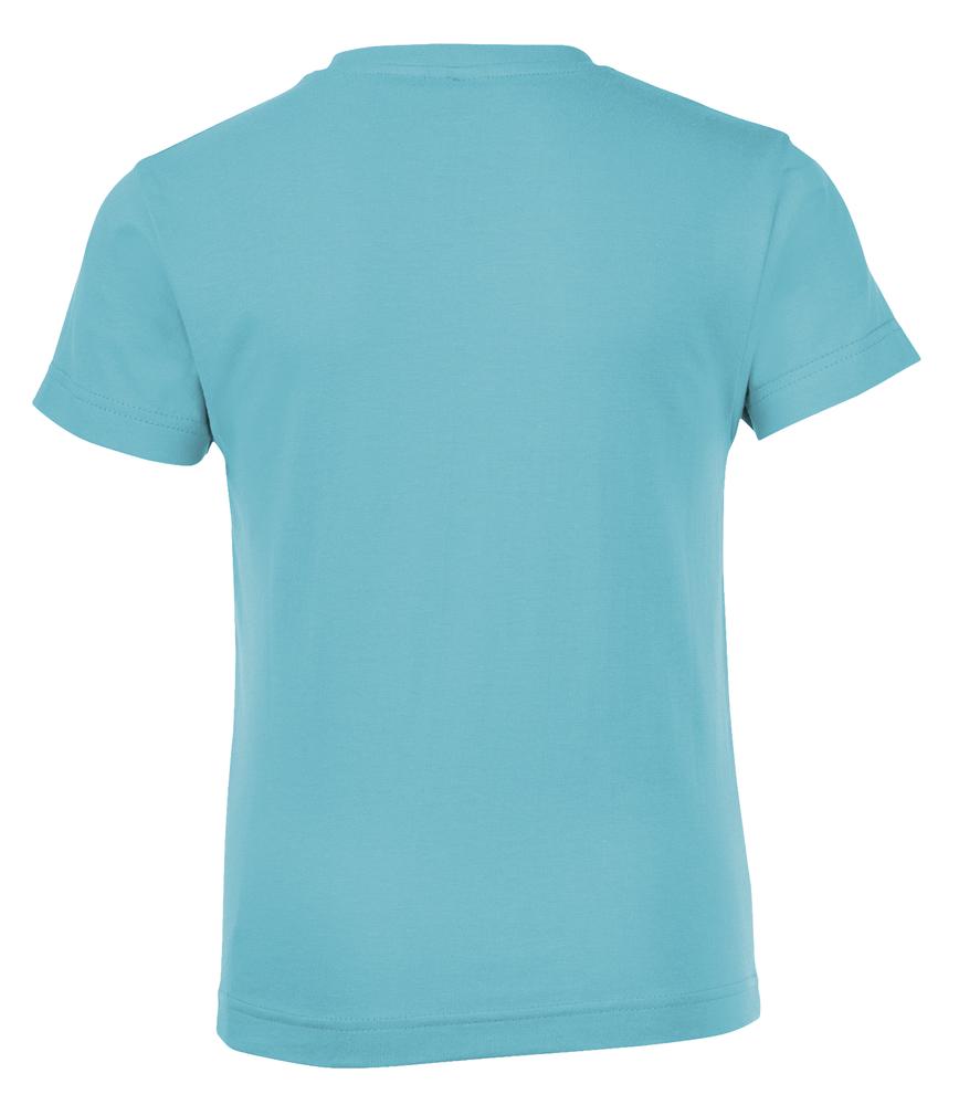 Футболка детская Regent Fit Kids, бирюзовая / Миниатюра WWW (1000)