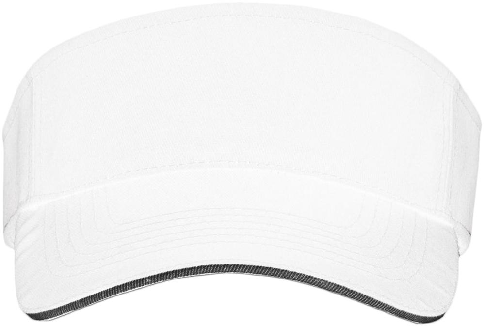 Козырек Ace, белый с черным / Миниатюра WWW (1000)