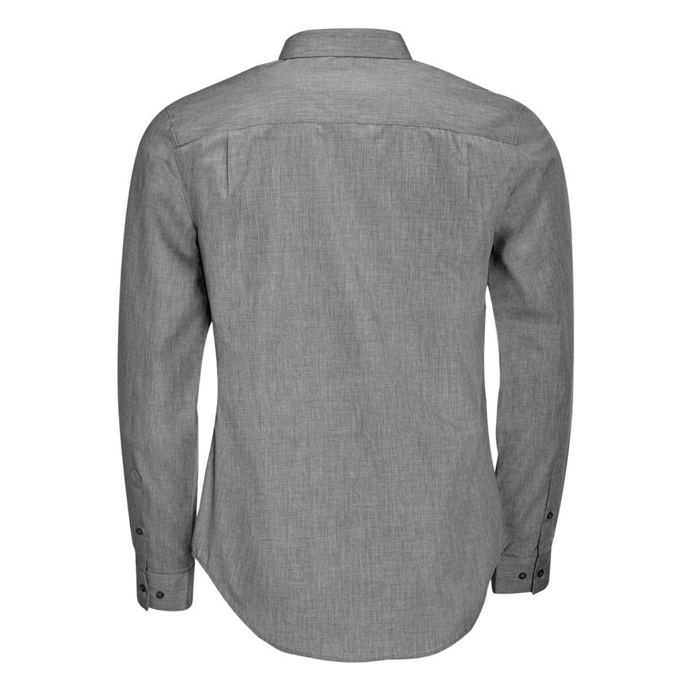 Рубашка Barnet Men серый меланж / Миниатюра WWW (1000)