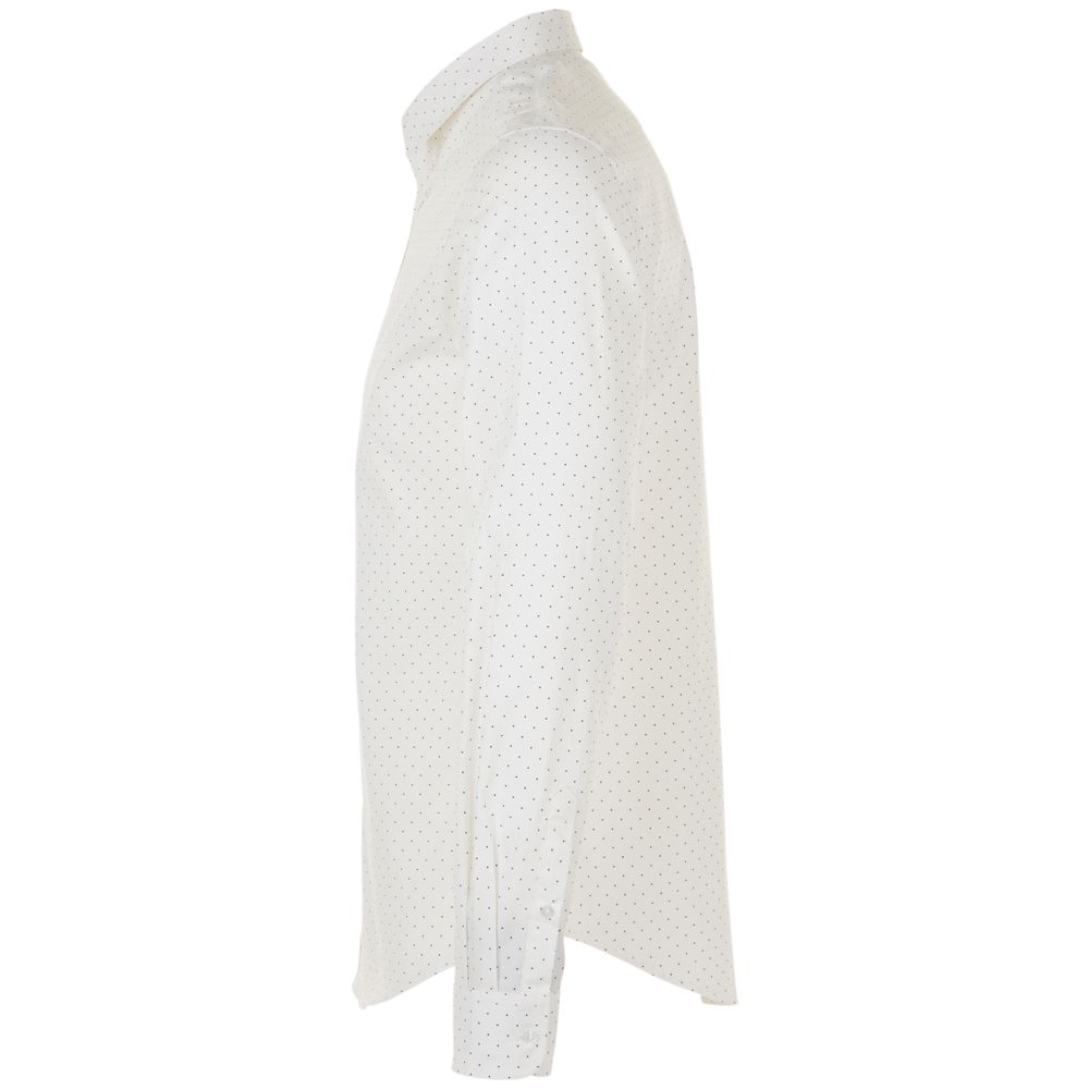 Рубашка мужская Becker Men, белая с темно-синим / Миниатюра WWW (1000)