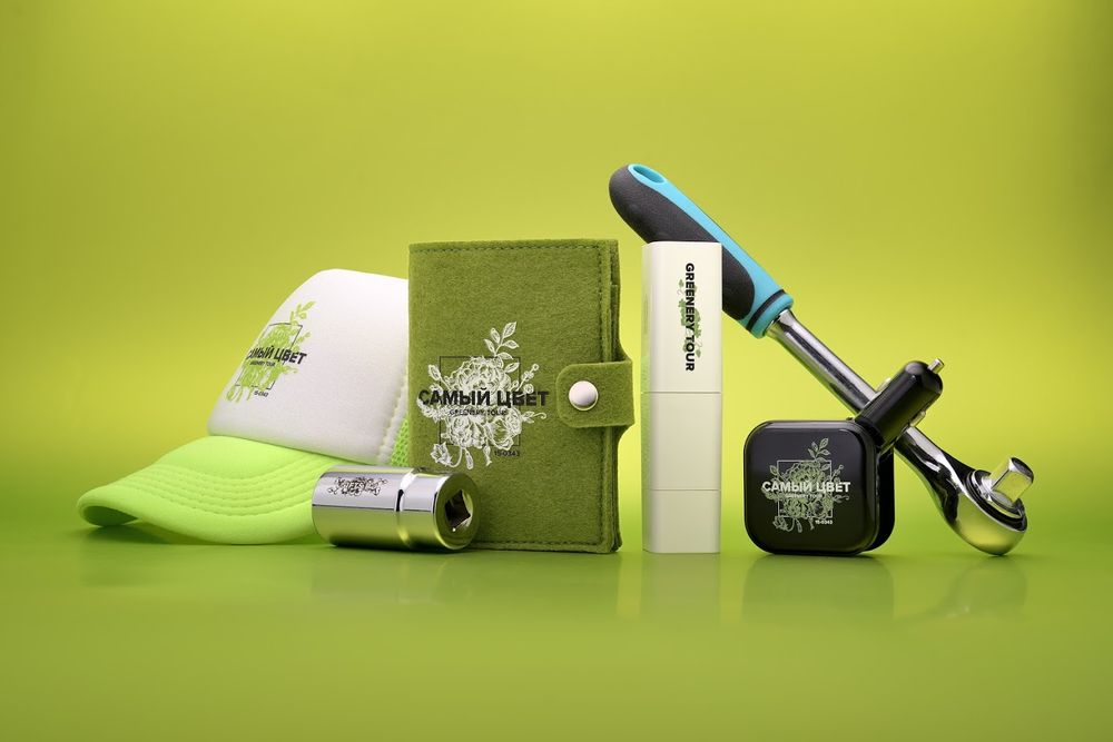 Бейсболка Bubble, зеленый неон с белым / Миниатюра WWW (1000)