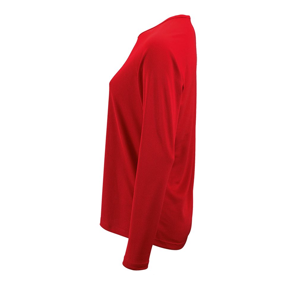 Футболка с длинным рукавом Sporty LSL Women, красная / Миниатюра WWW (1000)