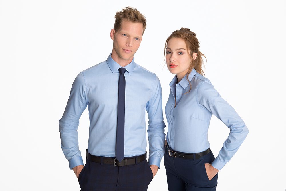 Рубашка женская Brody Women голубая / Миниатюра WWW (1000)