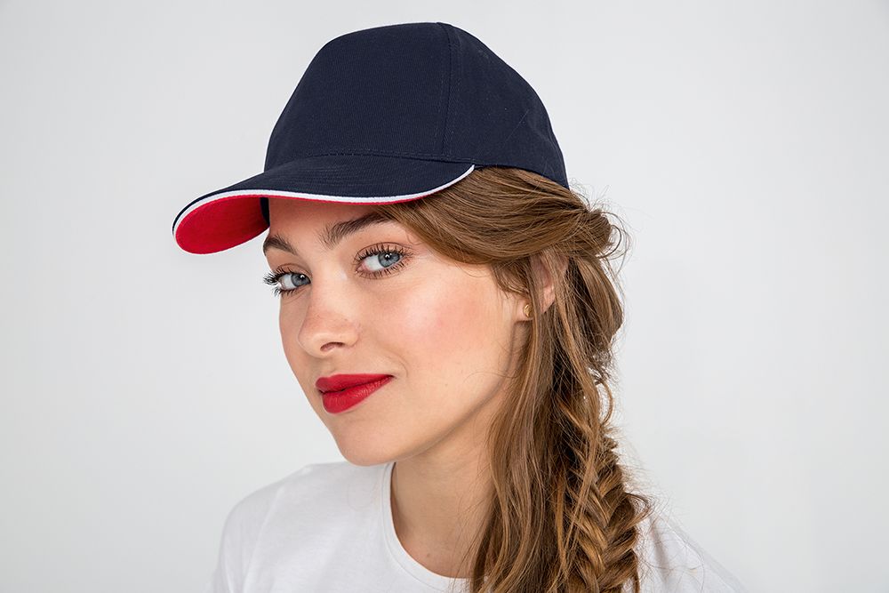 Бейсболка Longchamp, темно-синяя / Миниатюра WWW (1000)