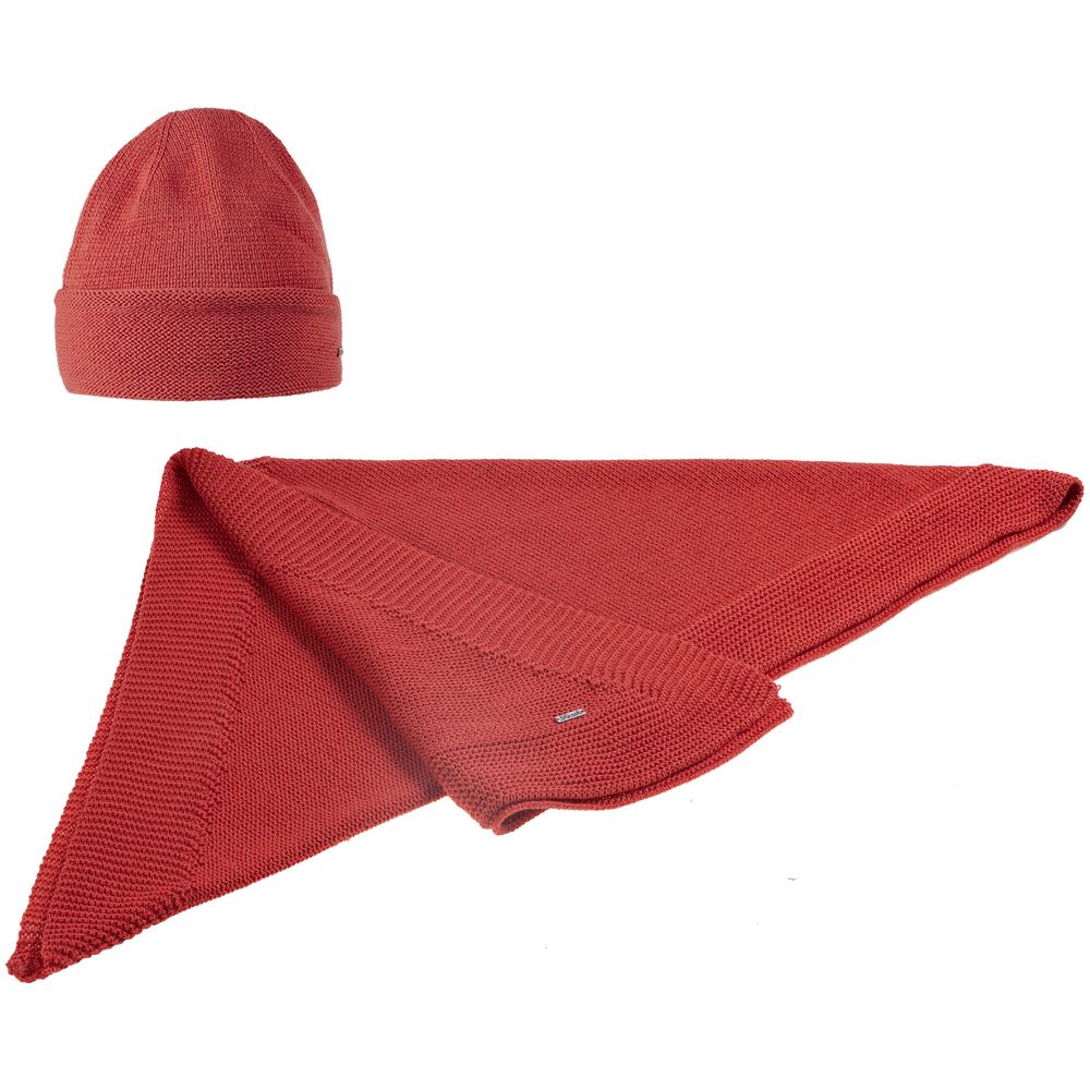 Шапка Greta, красная (коралловая) / Миниатюра WWW (1000)