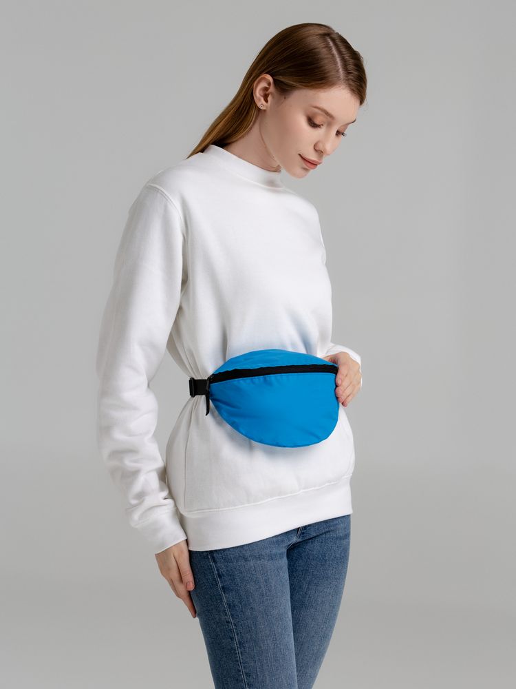 Поясная сумка Manifest Color из светоотражающей ткани, синяя / Миниатюра WWW (1000)