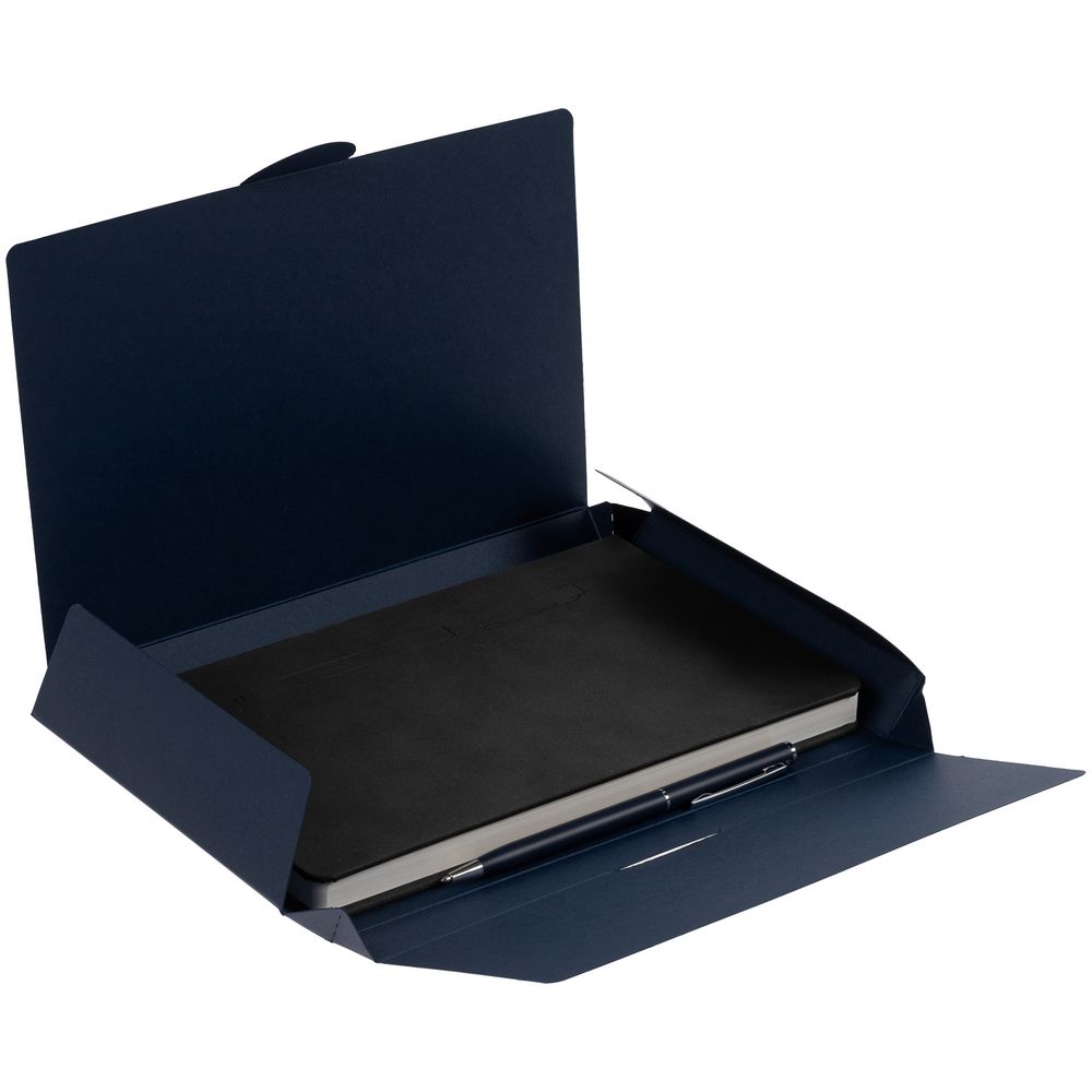 Набор Magnet Chrome с блокнотом, синий / Миниатюра WWW (1000)