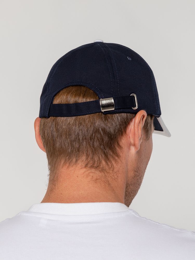 Бейсболка Honor, темно-синяя с белым кантом / Миниатюра WWW (1000)