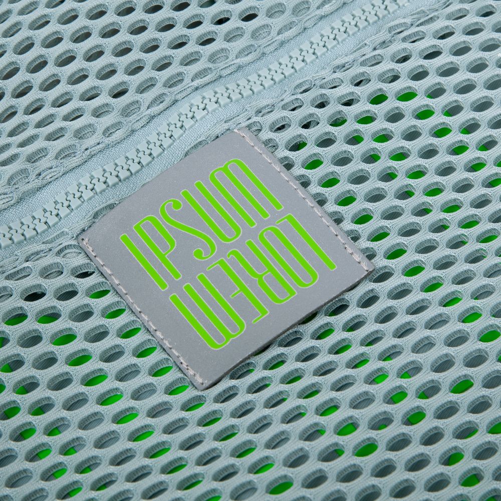 Рюкзак-мешок Verkko, серо-голубой / Миниатюра нанесения (1000)