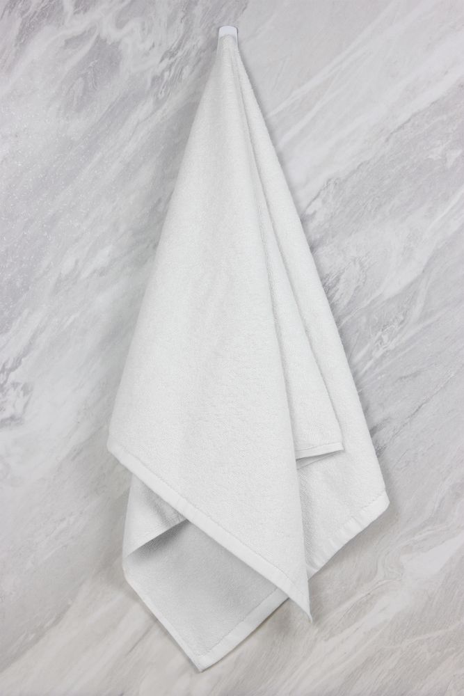 Полотенце махровое «Отель», среднее, белое / Миниатюра WWW (1000)