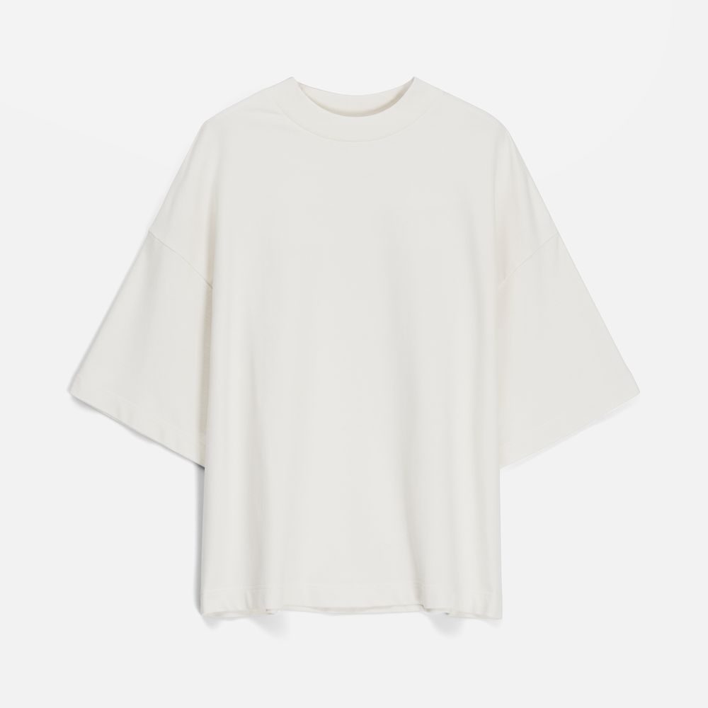 Футболка оверсайз унисекс T9, молочно-белая / Миниатюра WWW (1000)