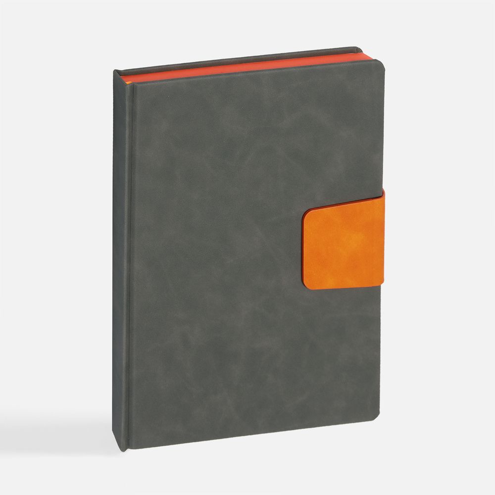 Ежедневник Grande Strap на заказ, датированный, серый / Миниатюра WWW (1000)