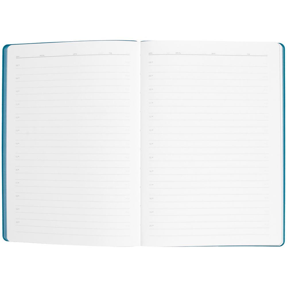 Ежедневник Flexpen Shall, недатированный, бирюзовый / Миниатюра WWW (1000)