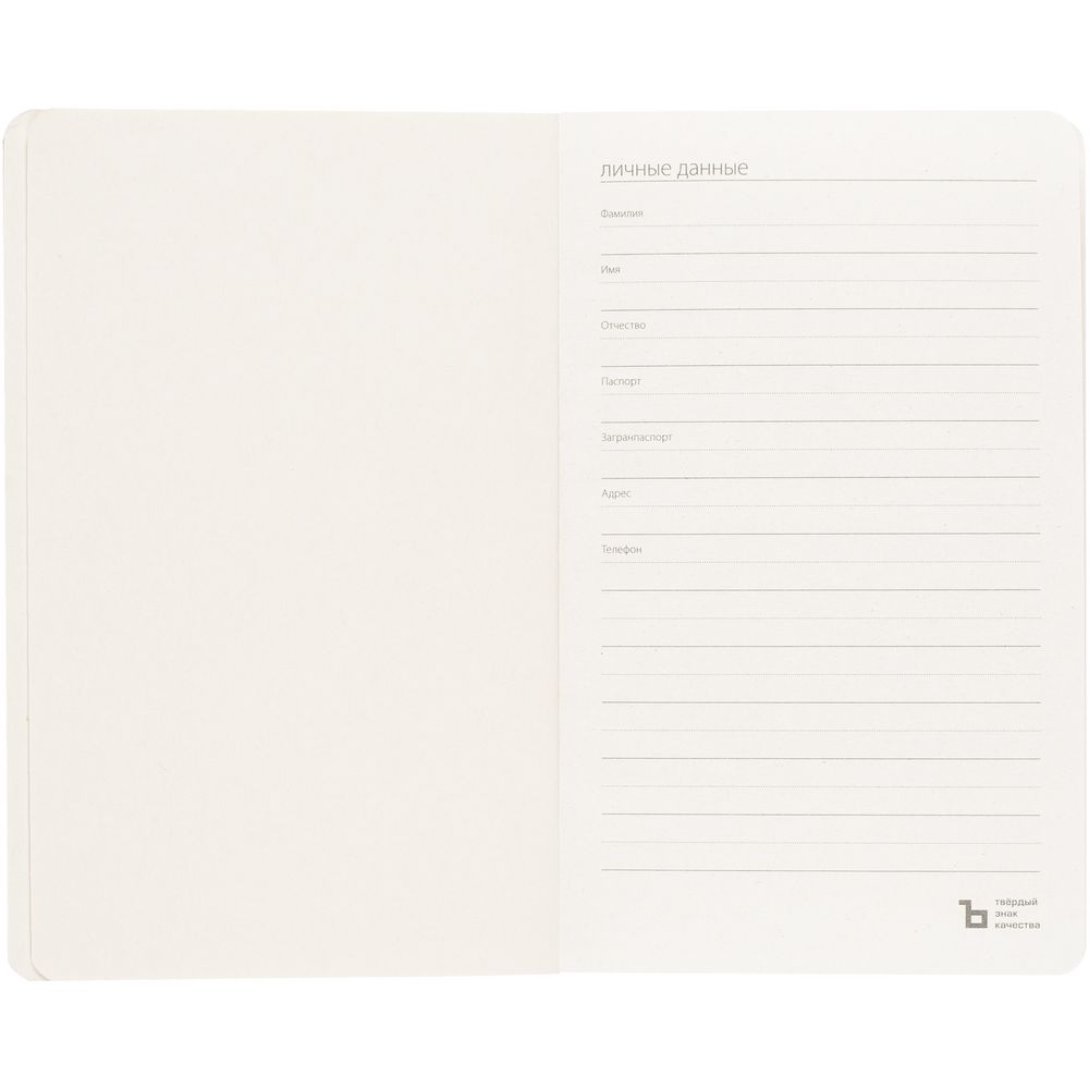 Ежедневник Eco Write Mini, недатированный, с оранжевой резинкой / Миниатюра WWW (1000)